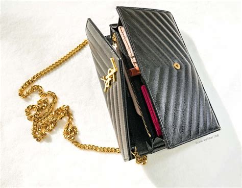 ysl woc review wear and|ysl wallet on chain review.